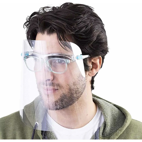 careta protección facial tipo gafas