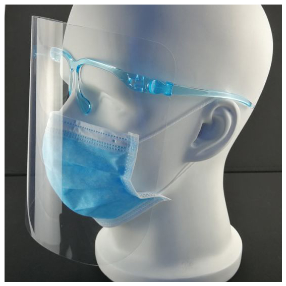 careta protección facial tipo gafas
